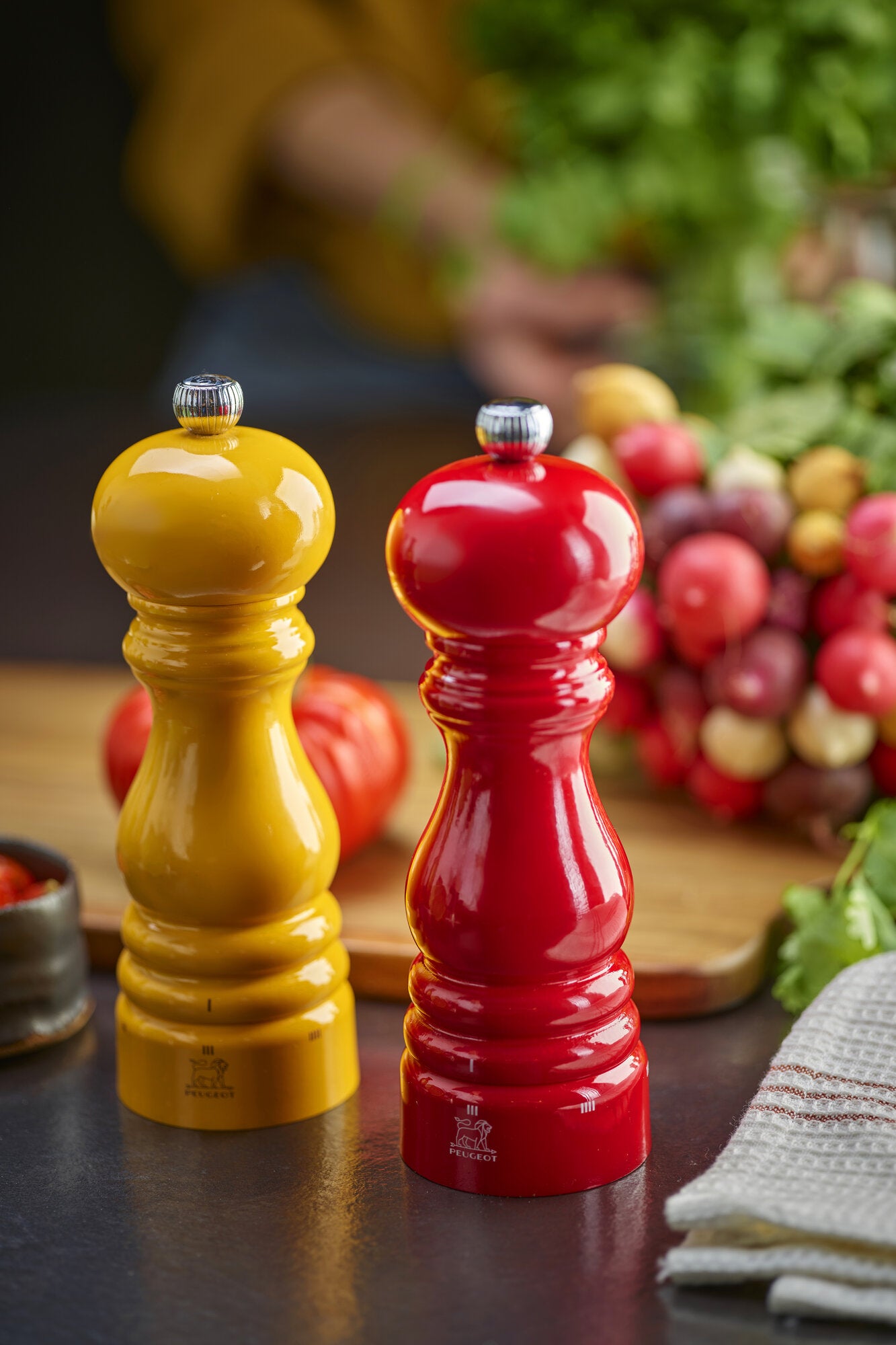 Parisrama US peberkværn, gul safran - 18 cm.